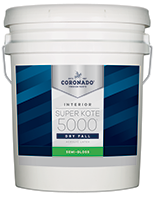 New Palace Paint & Home Center Super Kote 5000 Dry Fall Coatings are designed for spray application to interior ceilings, walls, and structural members in commercial and institutional buildings. The overspray dries to a dust before reaching the floor.boom