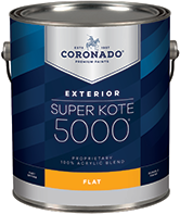 New Palace Paint & Home Center Super Kote 5000 Exterior is designed to cover fully and dry quickly while leaving lasting protection against weathering. Formerly known as Supreme House Paint, Super Kote 5000 Exterior delivers outstanding commercial service.boom