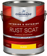 New Palace Paint & Home Center Rust Scat Waterborne Acrylic Enamel is suitable for interior or exterior use. Engineered for metal surfaces, it also adheres to primed masonry, drywall, and wood. It has tenacious adhesion and provides excellent color and gloss retention.boom