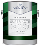 New Palace Paint & Home Center Super Kote 3000 Primer is an easy-to-apply primer optimized for high productivity jobs. Super Kote 3000 is ideal for use in rental properties. This high-hiding, fast-drying primer provides a strong foundation for interior drywall and cured plaster and can be topcoated with latex or oil-based paint.boom