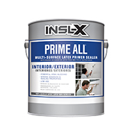 New Palace Paint & Home Center Prime All™ Multi-Surface Latex Primer Sealer is a high-quality primer designed for multiple interior and exterior surfaces with powerful stain blocking and spatter resistance.

Powerful Stain Blocking
Strong adhesion and sealing properties
Low VOC
Dry to touch in less than 1 hour
Spatter resistant
Mildew resistant finish
Qualifies for LEED® v4 Creditboom