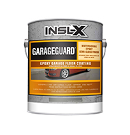 New Palace Paint & Home Center GarageGuard is a water-based, catalyzed epoxy that delivers superior chemical, abrasion, and impact resistance in a durable, semi-gloss coating. Can be used on garage floors, basement floors, and other concrete surfaces. GarageGuard is cross-linked for outstanding hardness and chemical resistance.

Waterborne 2-part epoxy
Durable semi-gloss finish
Will not lift existing coatings
Resists hot tire pick-up from cars
Recoat in 24 hours
Return to service: 72 hours for cool tires, 5-7 days for hot tiresboom